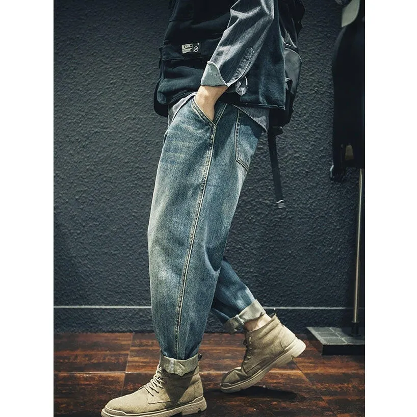 Straight Men's Jeans Pants P0007