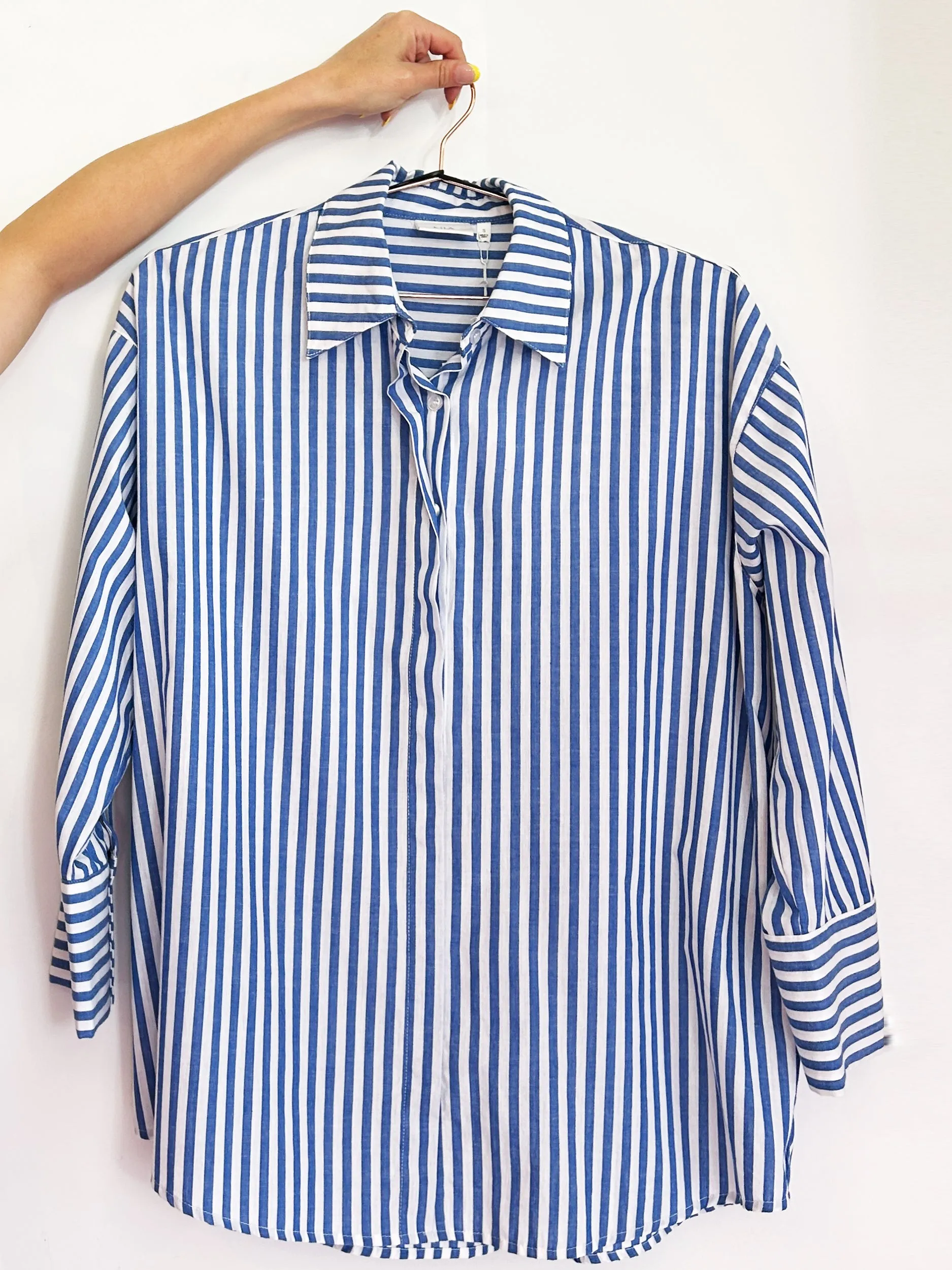 Tony Oversized Shirt - Blue