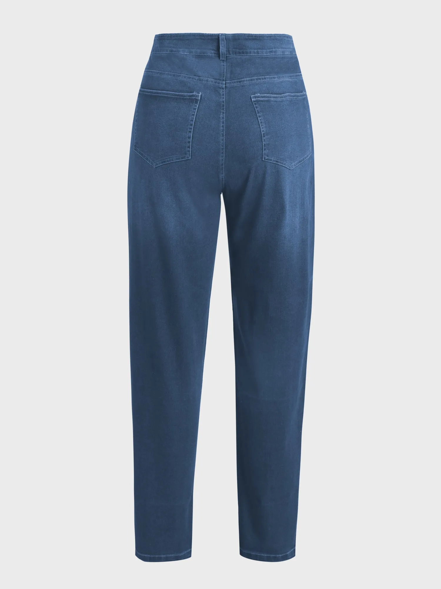 Tummy Control Cuffed Slim Fit Jeans