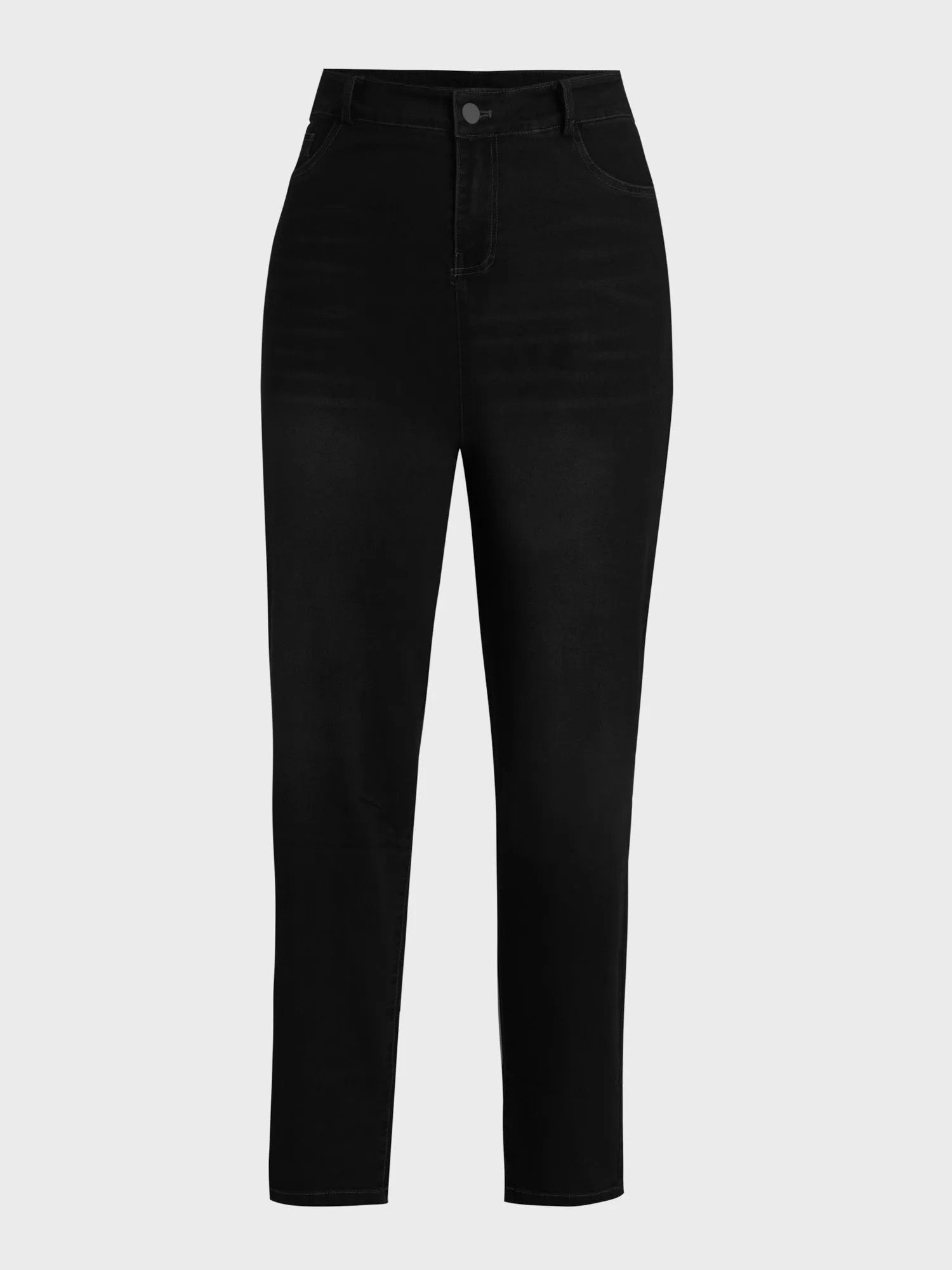 Tummy Control Cuffed Slim Fit Jeans