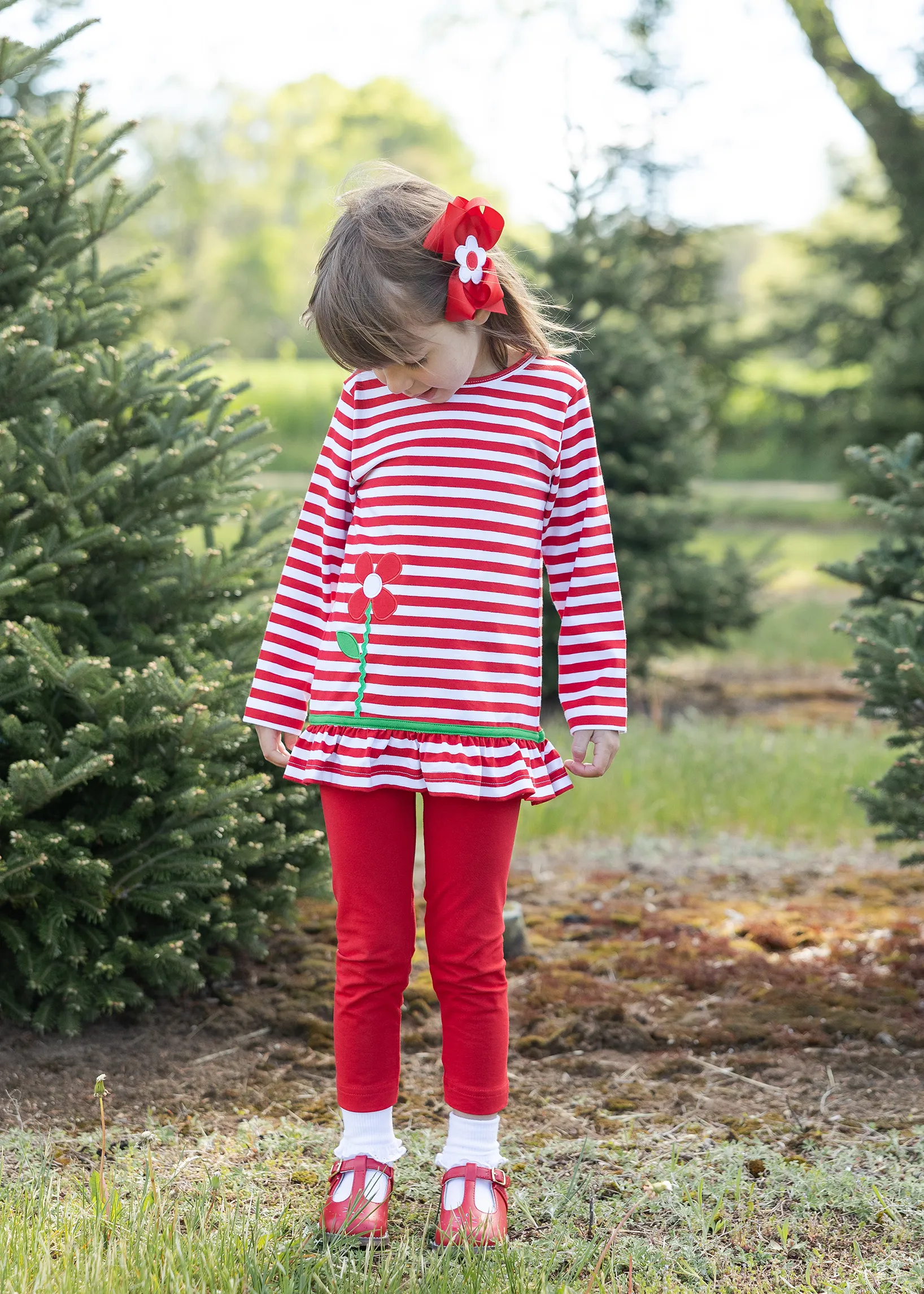 Tunic Set With Ric Rac Flower