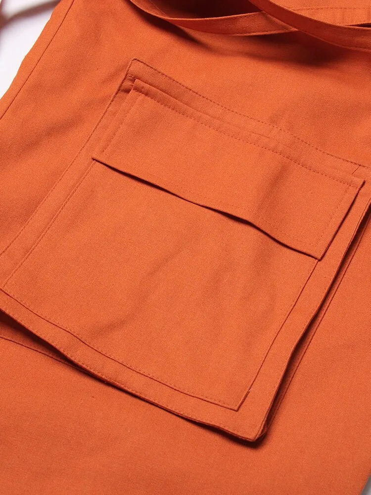 Twotwinstyle Orange Loose Blazer Jacket