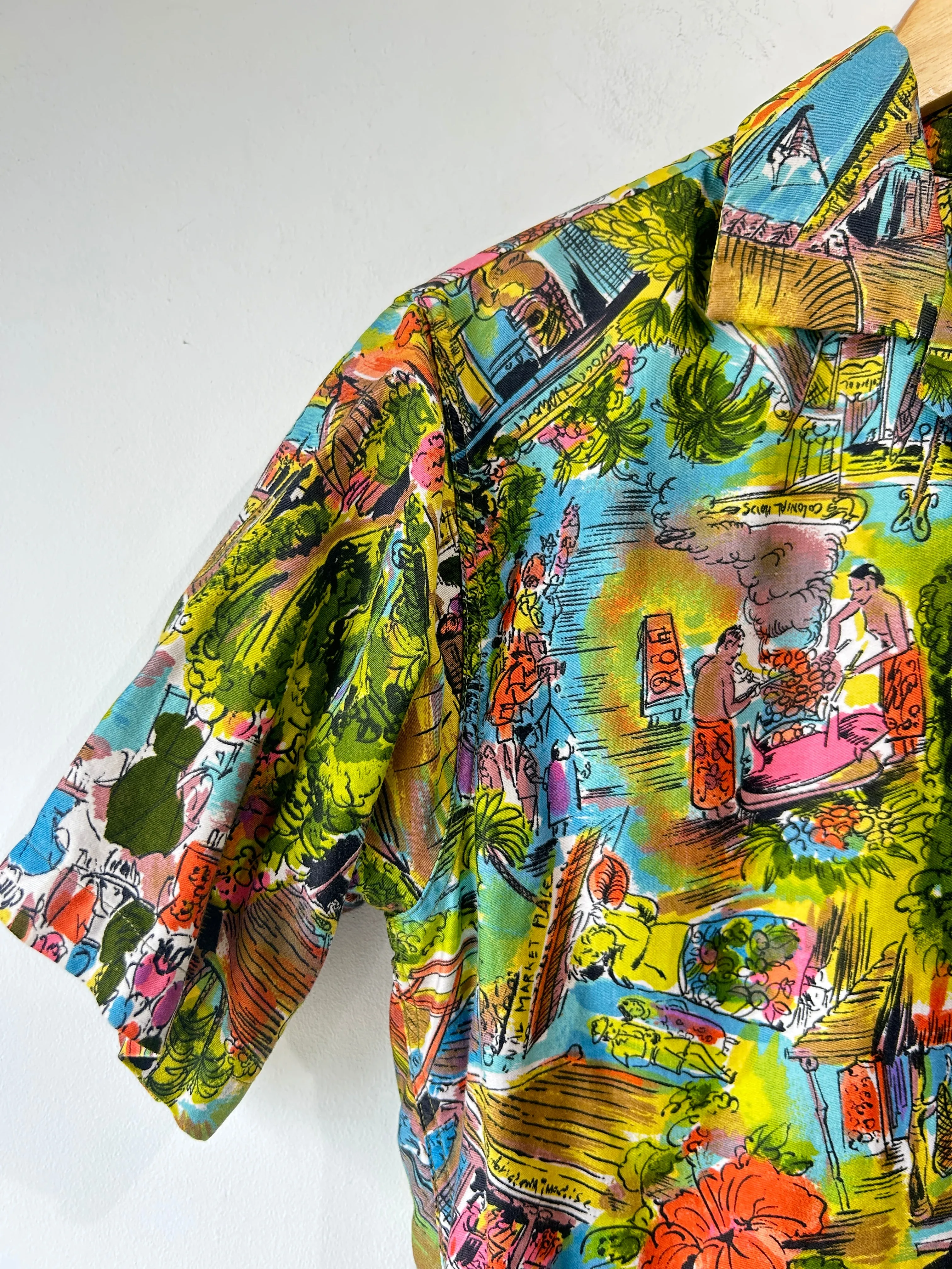 Vintage 1960s Diamond Head Sportswear Hawaiian Shirt