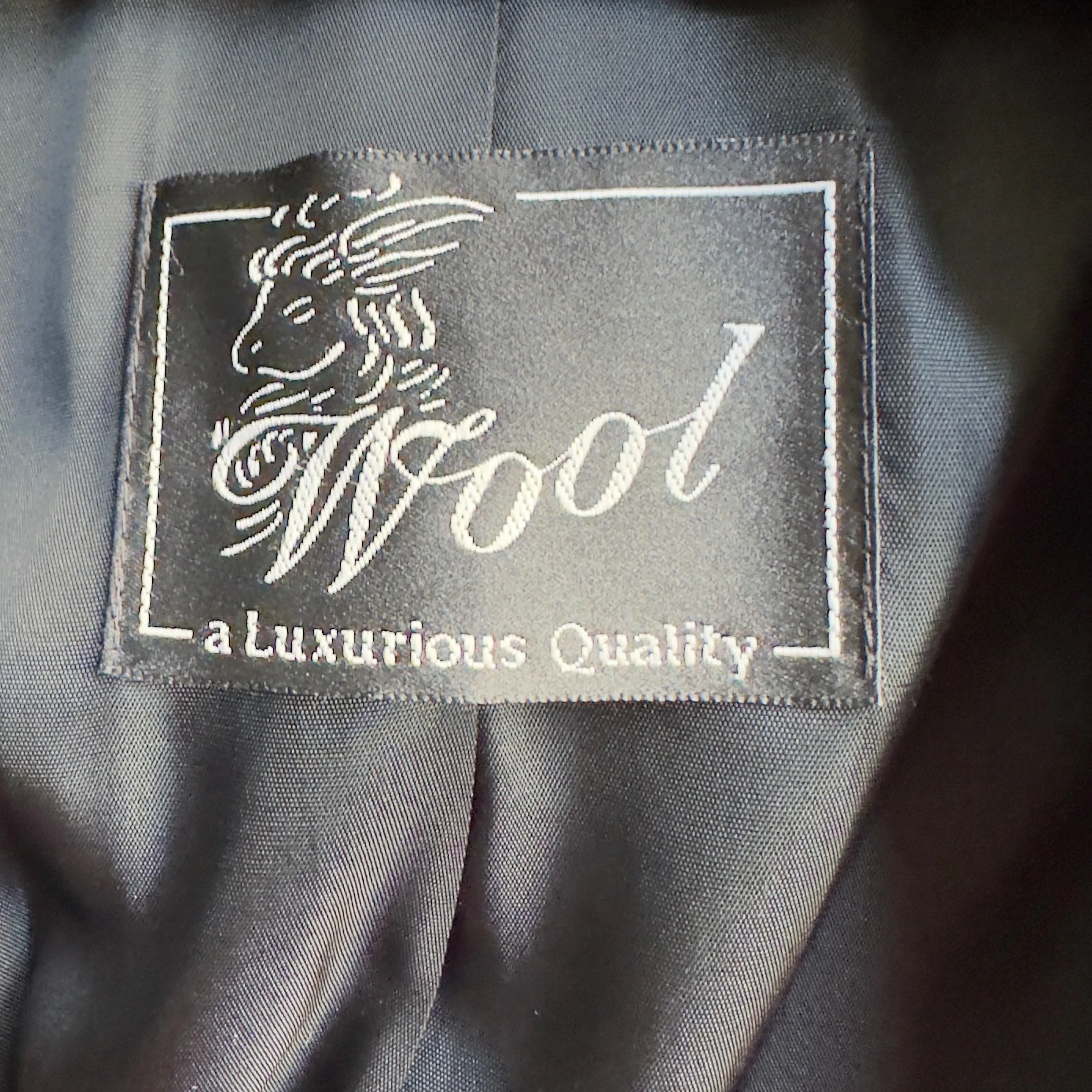 Vintage Black Swing Coat - size S-L