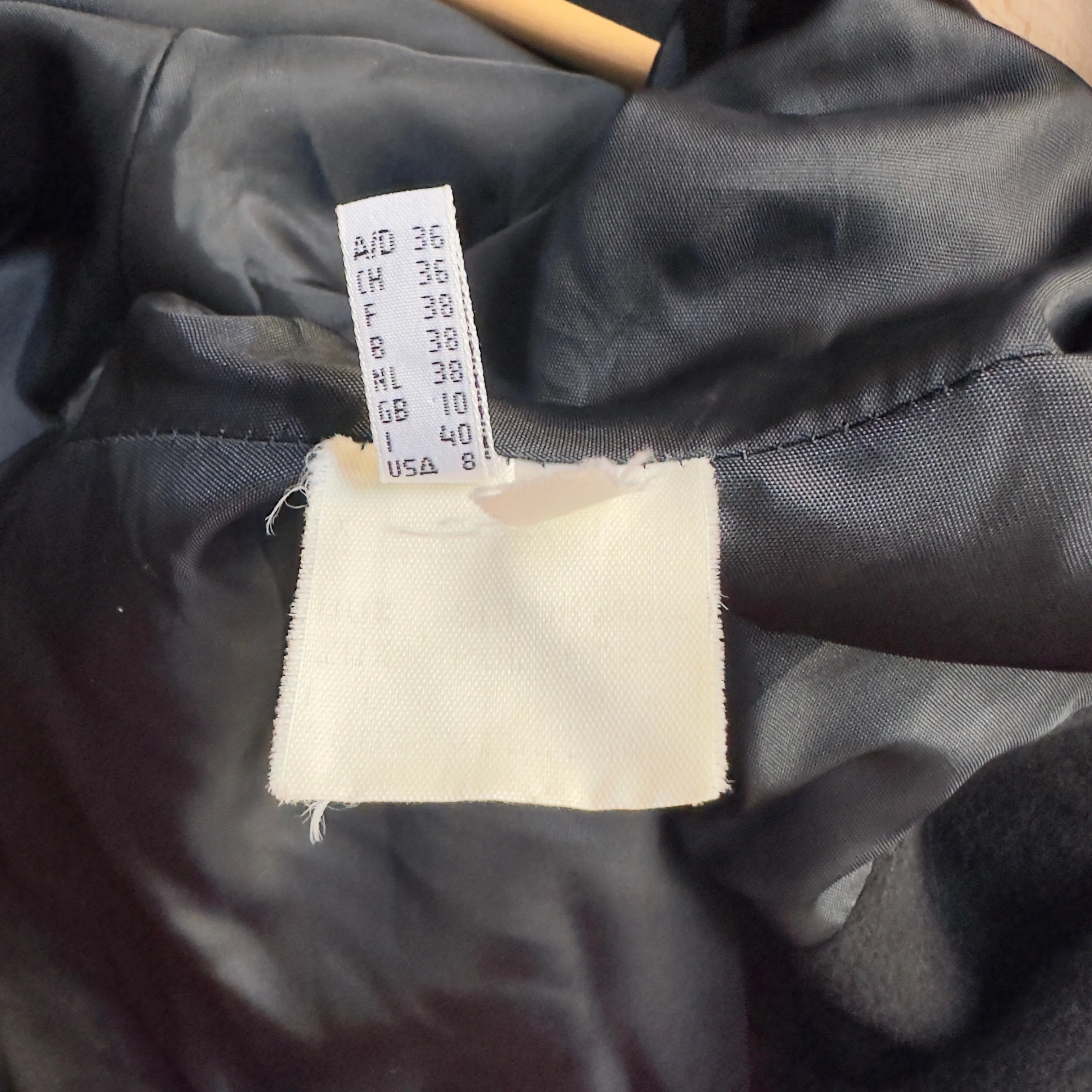 Vintage Black Swing Coat - size S-L