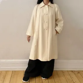 Vintage Cream Coat - Hucke