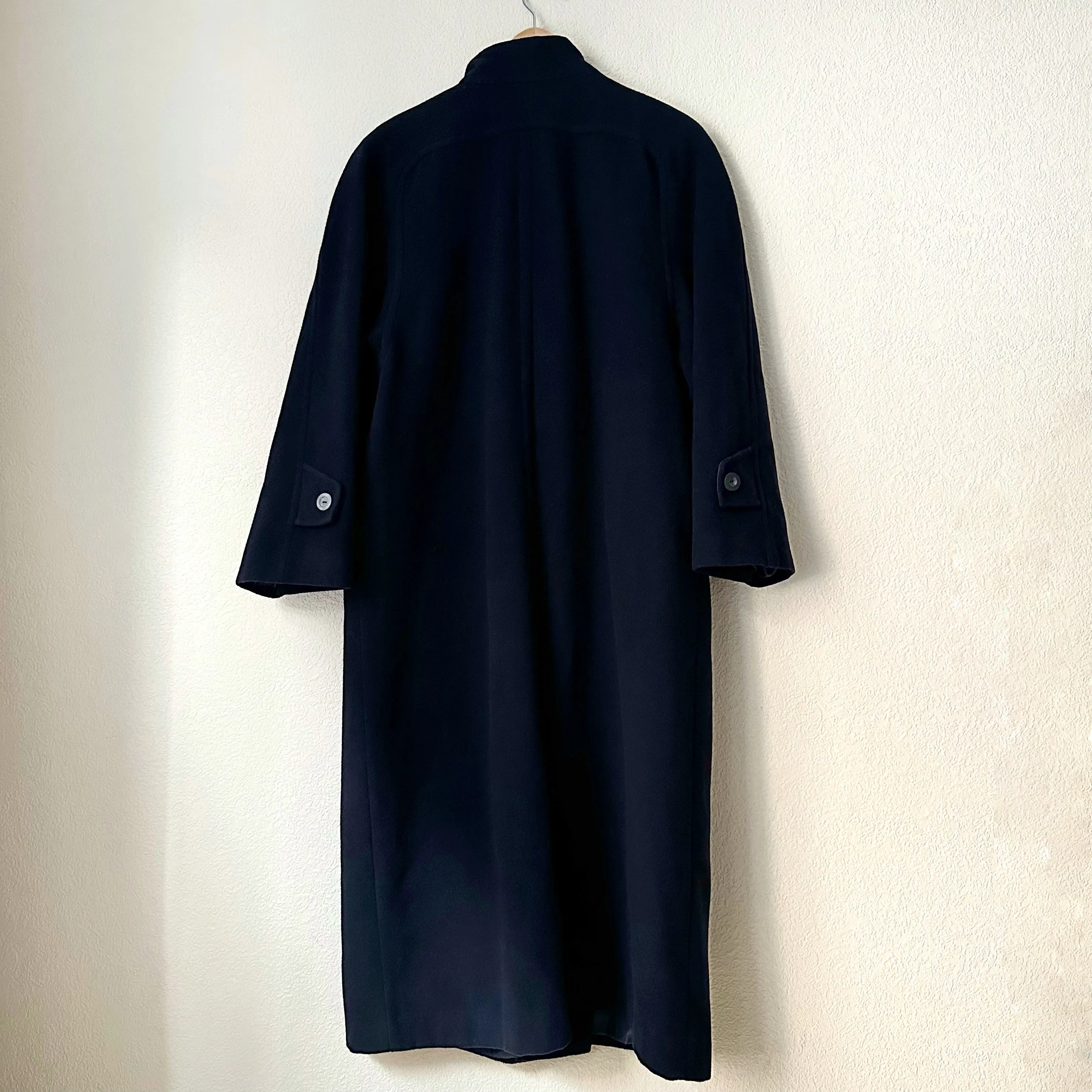 Vintage Dark Blue Maxi Coat, size M