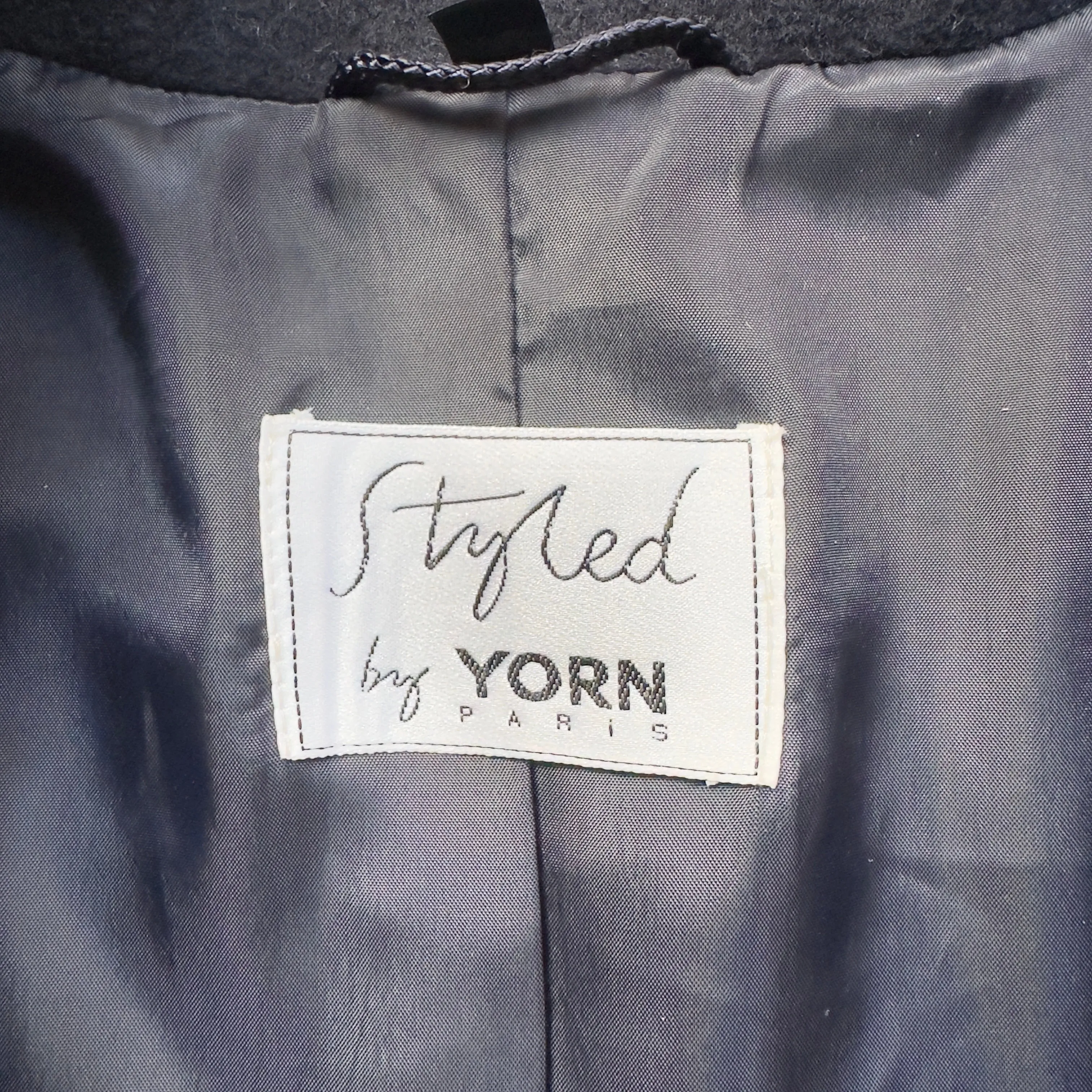 Vintage Dark Blue Maxi Coat, size M
