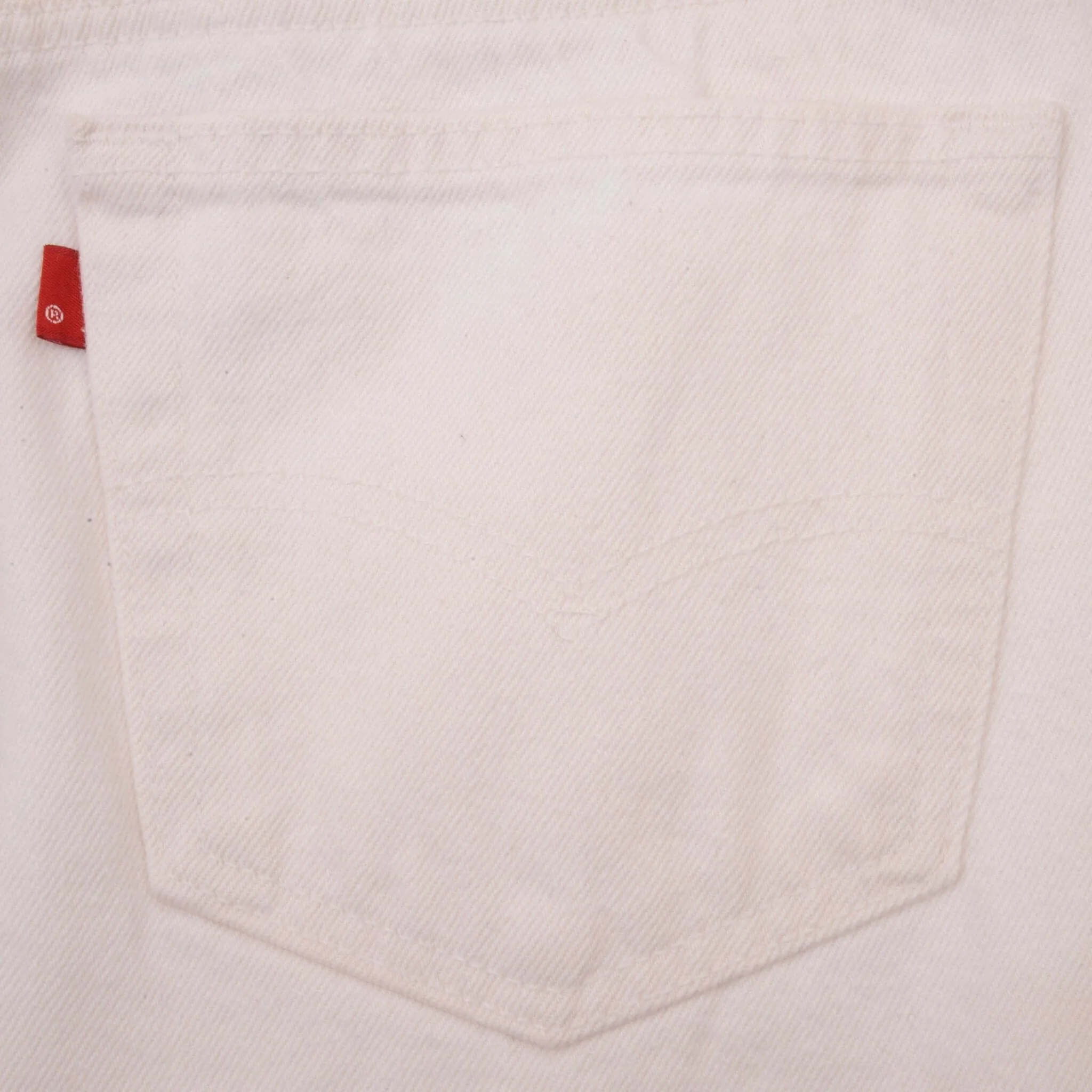 VINTAGE LEVIS 501 WHITE JEANS 1980S W33 L34 MADE IN USA