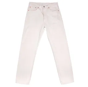 VINTAGE LEVIS 501 WHITE JEANS 1980S W33 L34 MADE IN USA