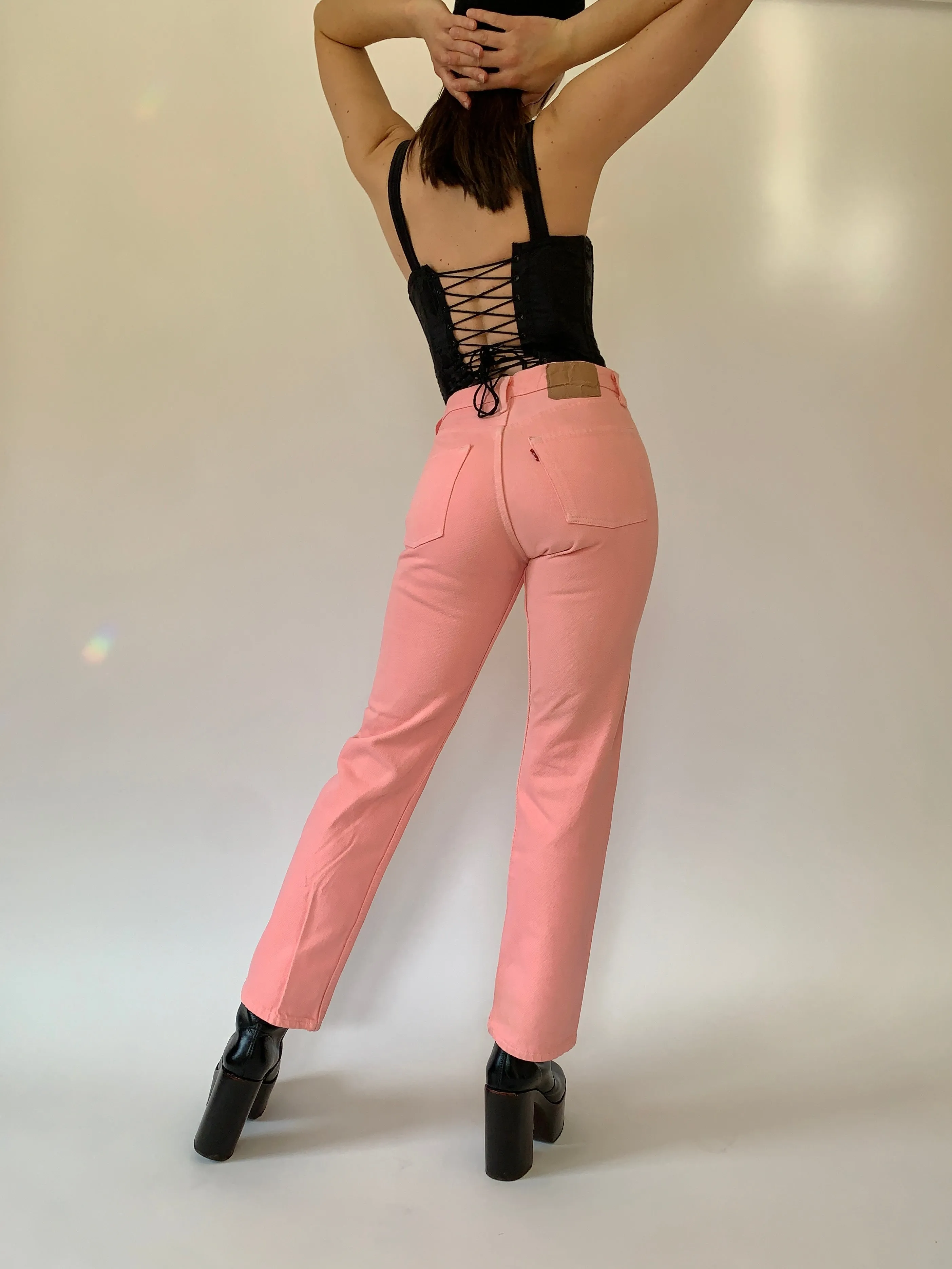 Vintage Peach Levi’s (XS)