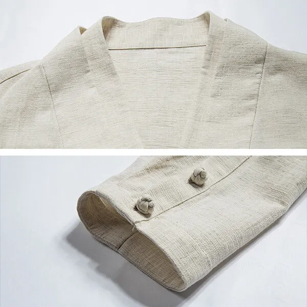 WLS Zen Kimono Cardigan in One Beige