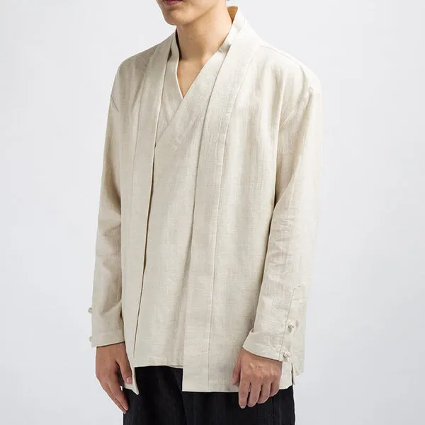WLS Zen Kimono Cardigan in One Beige