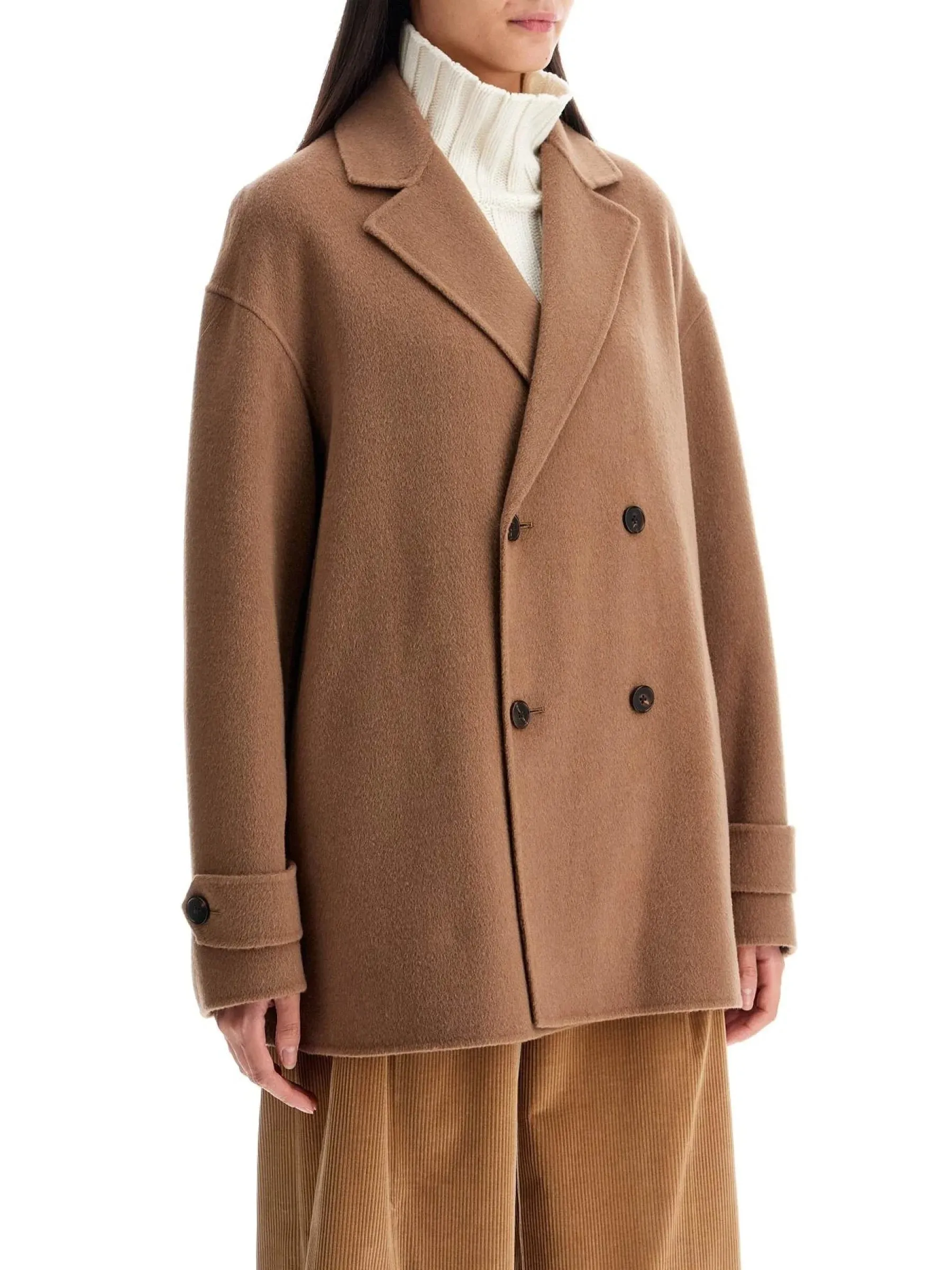 Wool Cashmere Blend Caban
