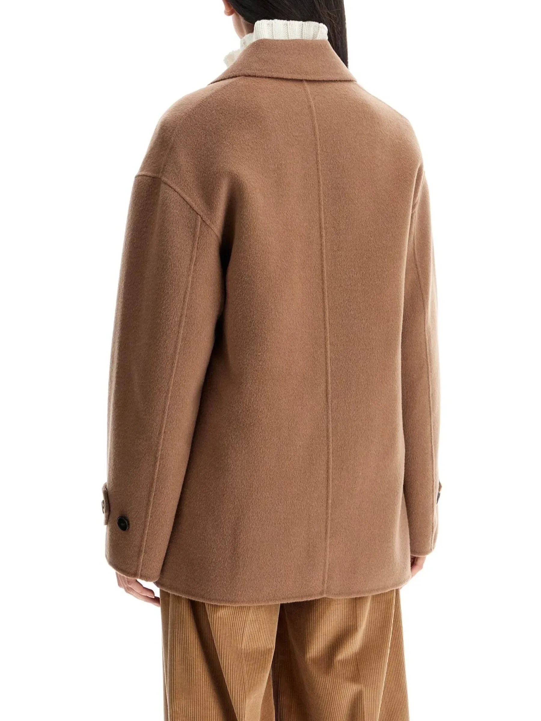 Wool Cashmere Blend Caban