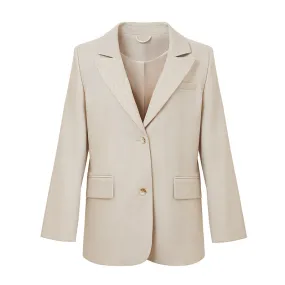 Woolen Long Sleeve Blazer